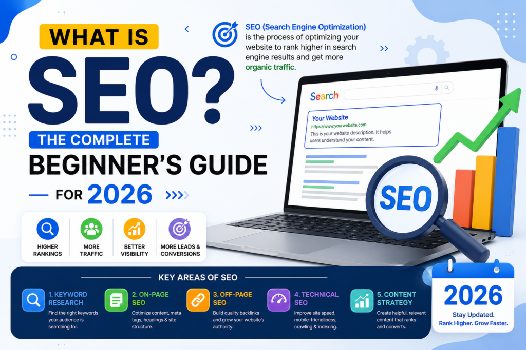 What Is SEO? The Complete Beginner’s Guide for 2026